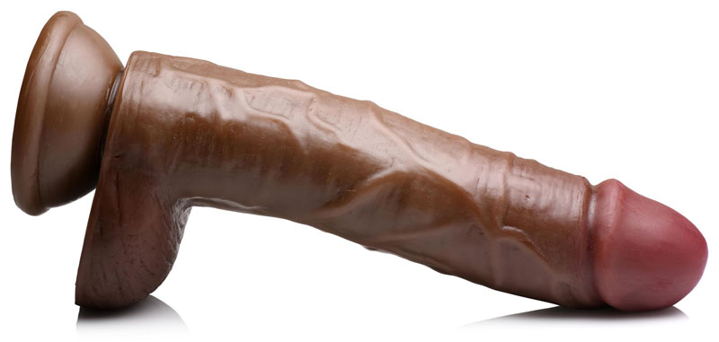 JOCK 9 Inch Dong with Balls Brown - Image 2