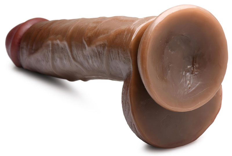 JOCK 9 Inch Dong with Balls Brown - Image 4