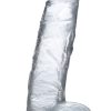 Jock C-Thru Dildo - 10 Inch