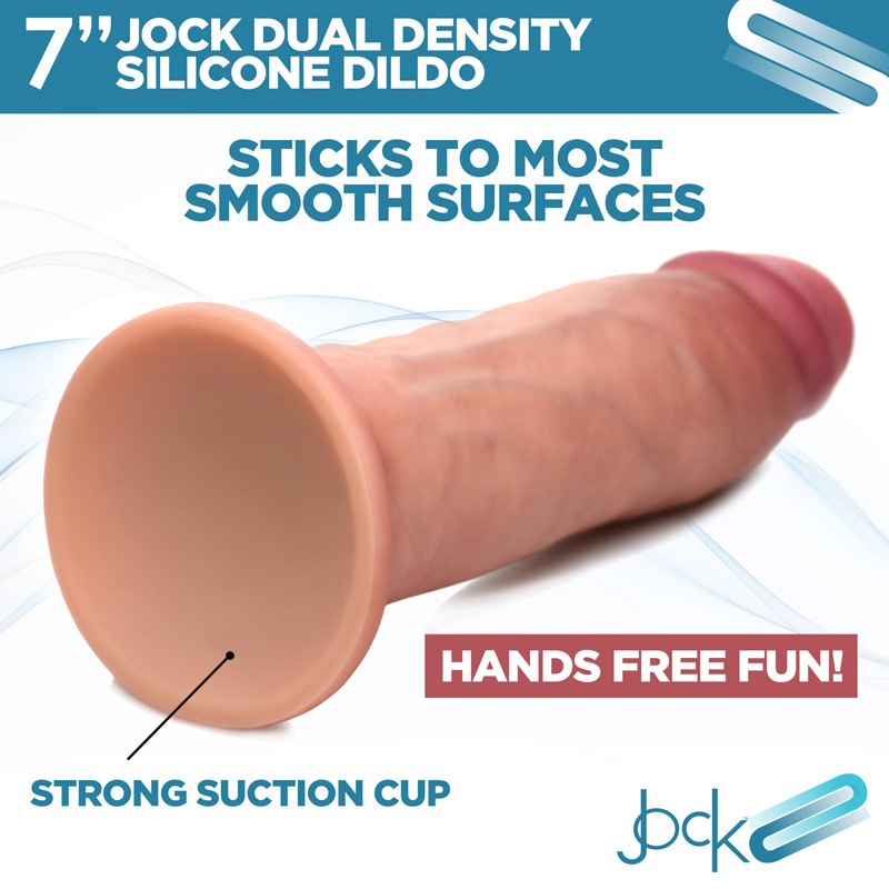 Ultra Realistic Dual Density Silicone Dildo - 7 Inch - Image 4