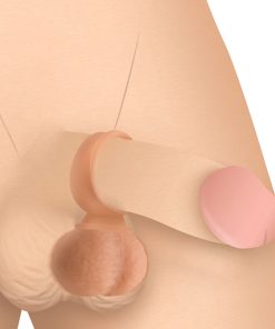 28X Vibrating Realistic Balls with Remote - 35mm