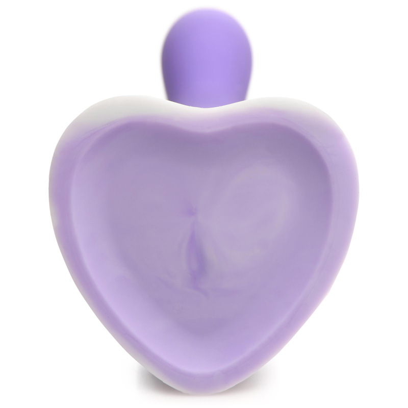 Slim G-Spot Silicone Purple and White Dildo - Image 5