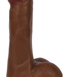 6 Inch Slim Dildo with Balls - Medium