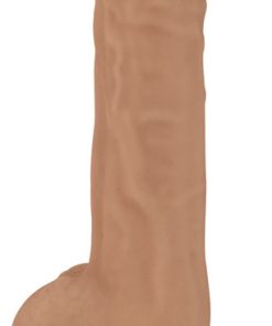 Silexpan Hypoallergenic Light Silicone Dildo with Balls - 9 Inch