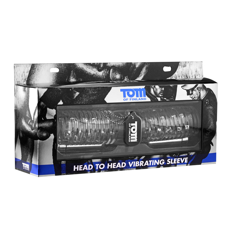 Tom of Finland Head to Head Vibrating Sleeve - Image 4
