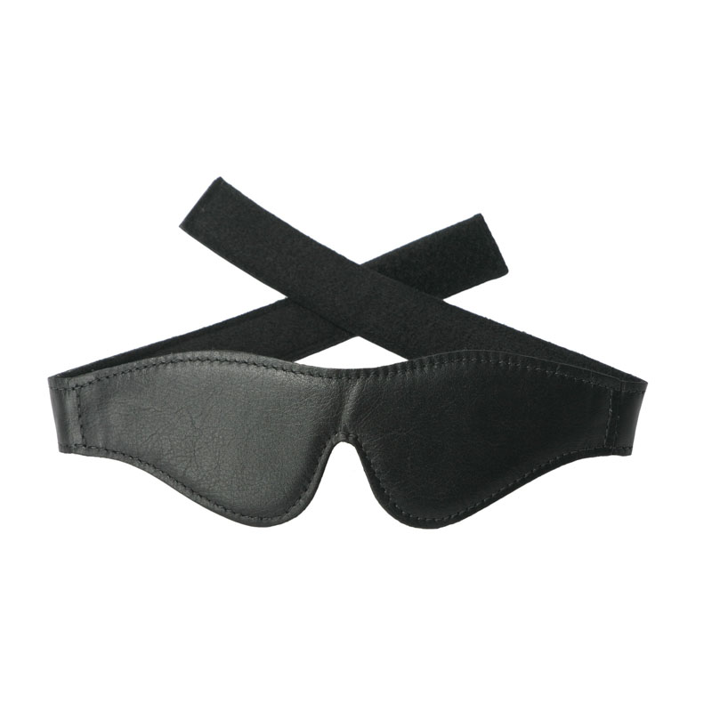 Strict Leather Velcro Blindfold - Image 2