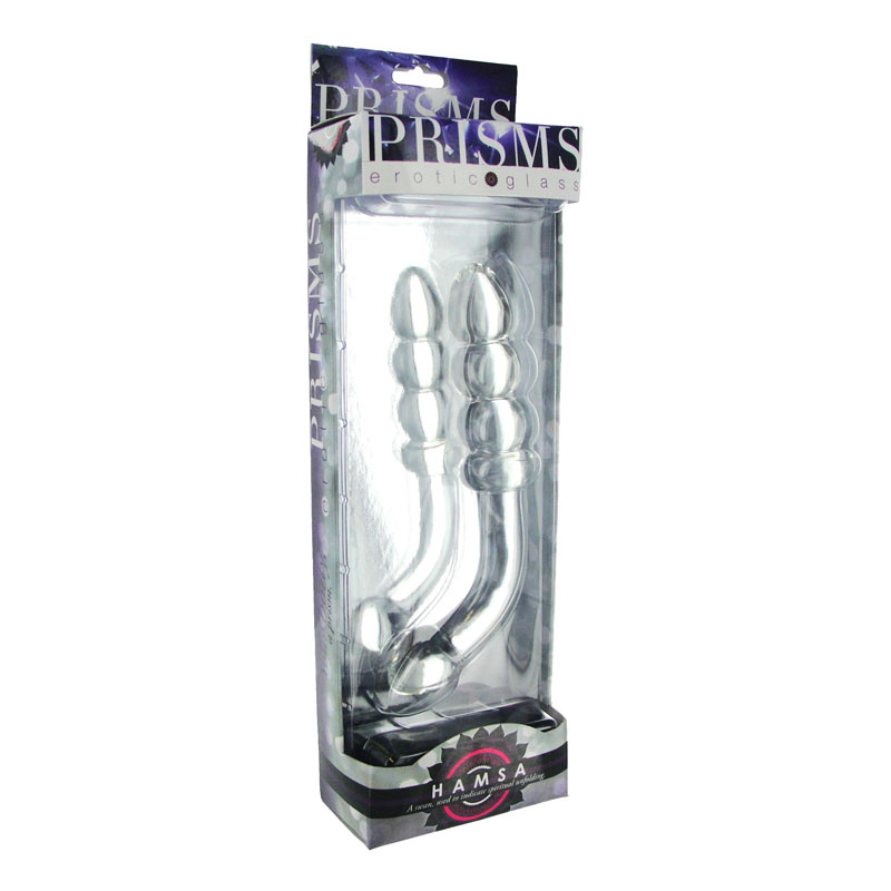 Hamsa Glass Dildo - Clear - Image 2
