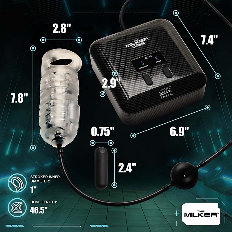 The Milker Stamina with Automatic Stroking, Suction and Vibration - Image 4