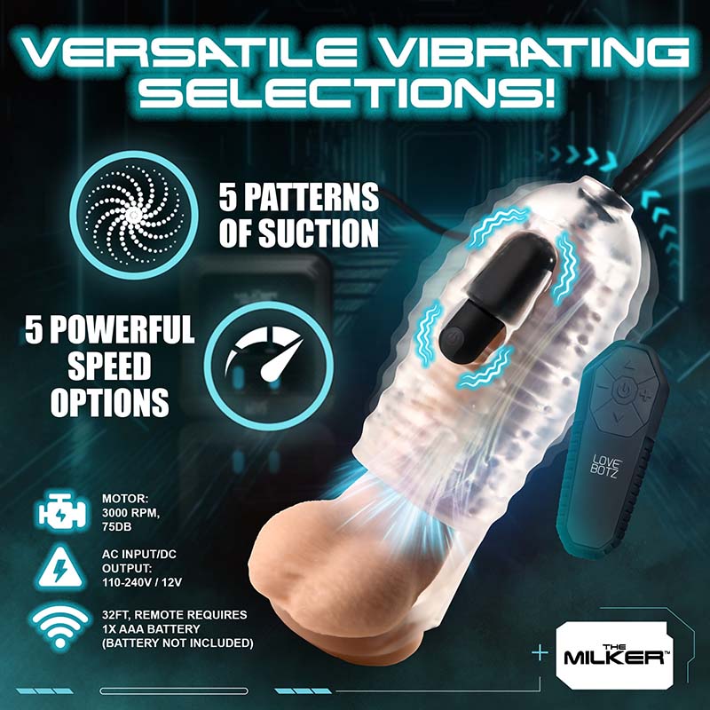 The Milker Stamina with Automatic Stroking, Suction and Vibration - Image 5