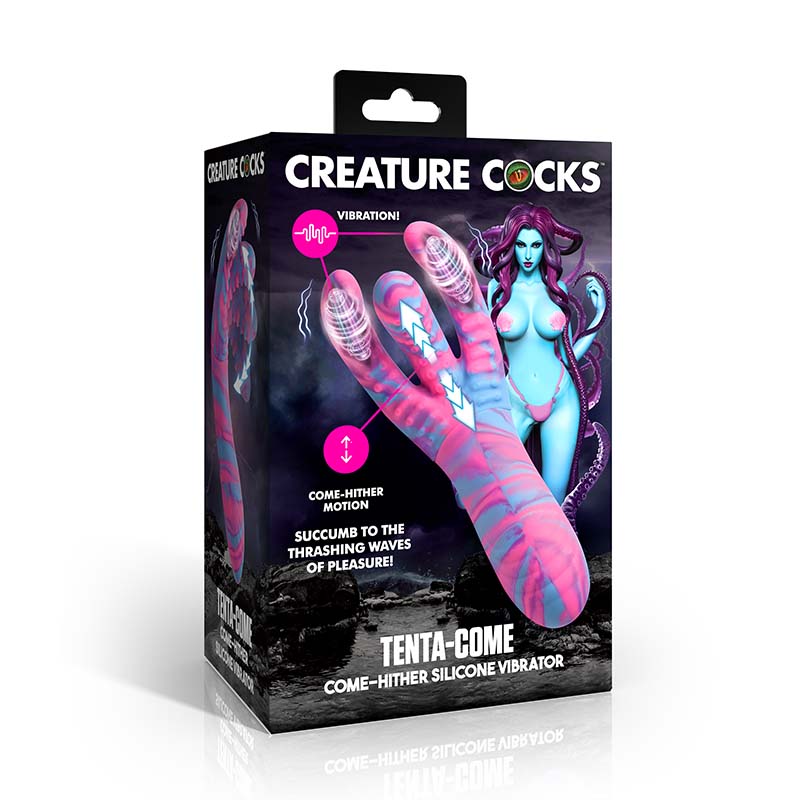 Tenta-Come Come-Hither Tentacle Silicone Vibrator - Image 7