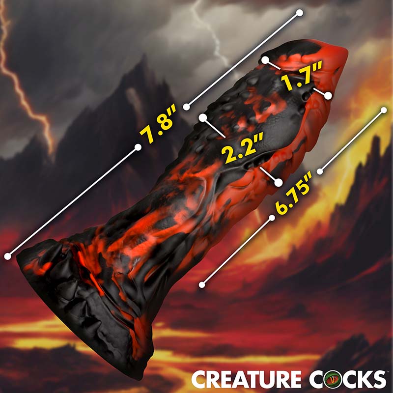 Inferno Cock Vibrating Silicone Dildo - Image 5