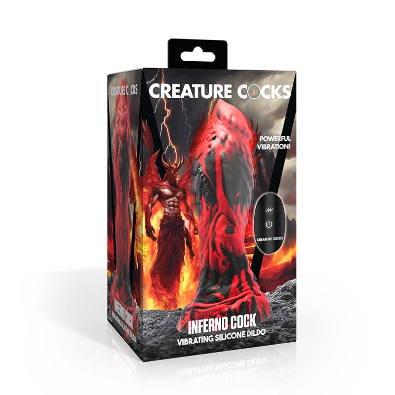 Inferno Cock Vibrating Silicone Dildo - Image 7
