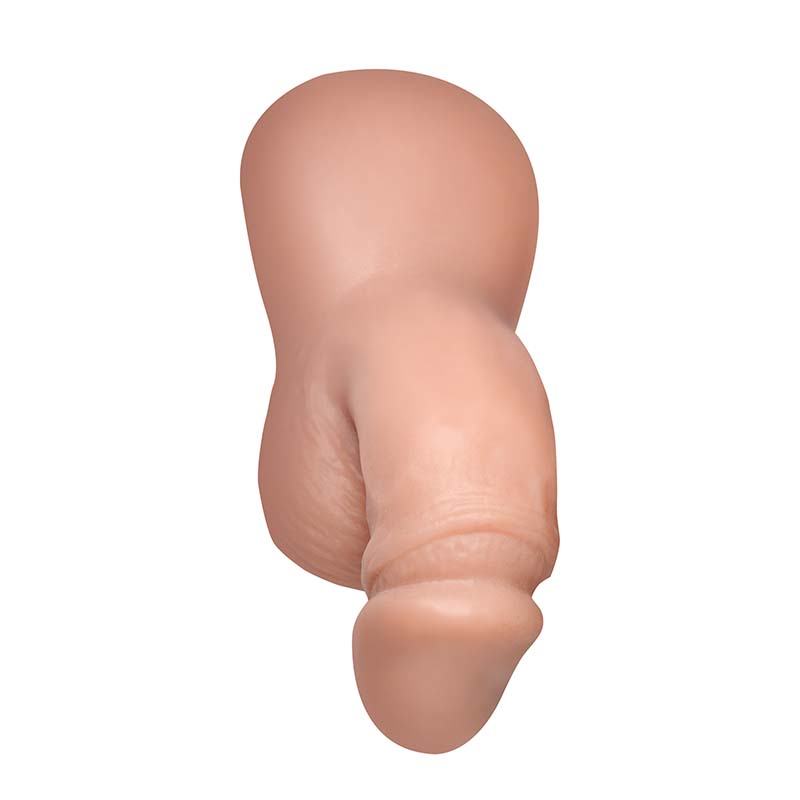 3.6" Silicone Packer Dildo - Light - Image 5