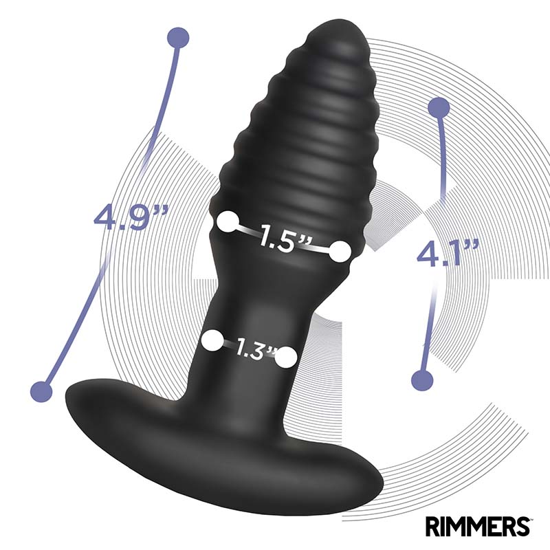Model-E Vibrating Rimming Plug with Remote - Image 5