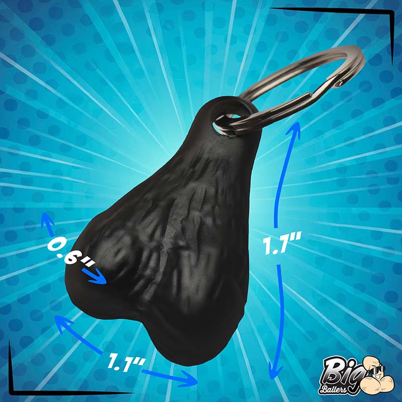 Big Ballers Keychain - Black - Image 5