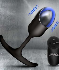 Vibrating Weighted Silicone Anal Plug
