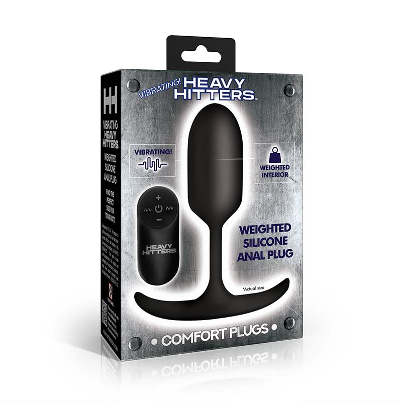 Vibrating Weighted Silicone Anal Plug - Image 5