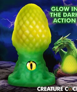 Eye of the Dragon Silicone Butt Plug - Green