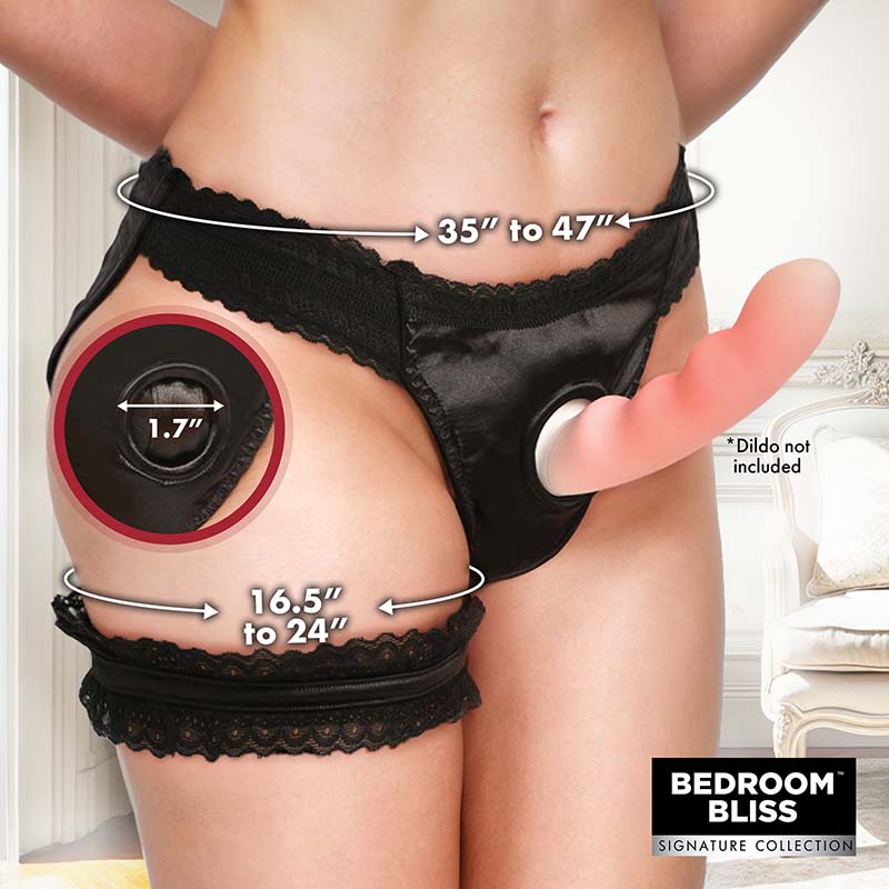 Jolie Strap-On Panty Harness & Garter - Large - Image 4