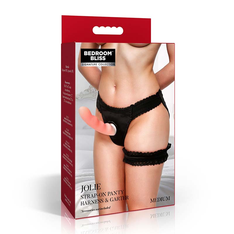 Jolie Strap-On Panty Harness & Garter - Medium - Image 6