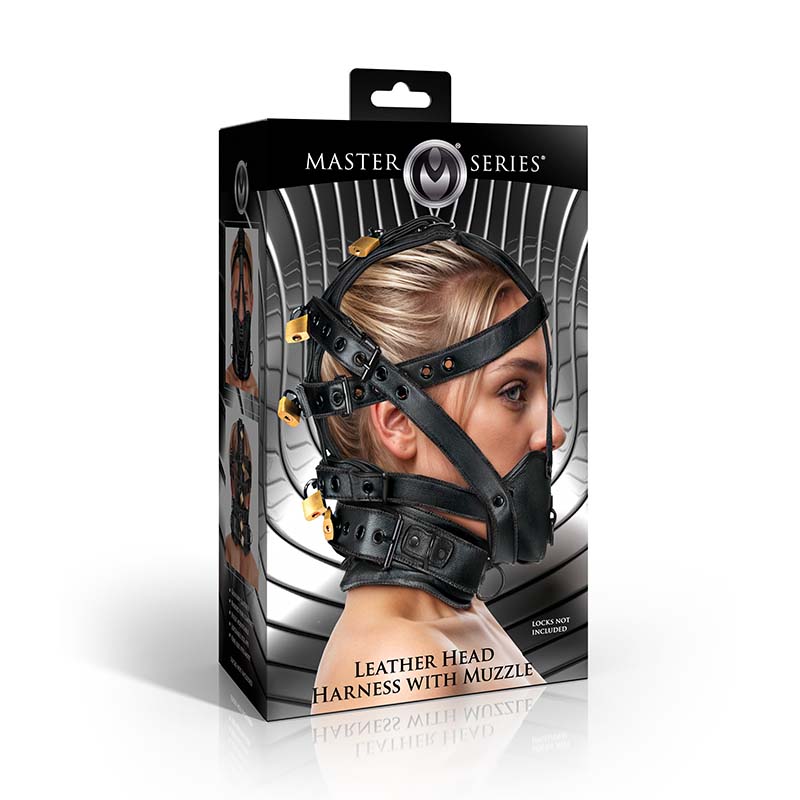 Leather Head Harness with Muzzle - Image 6