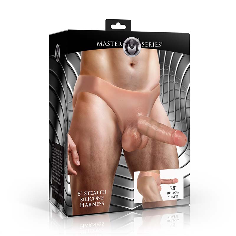 8" Stealth Silicone Strap-On - Image 6