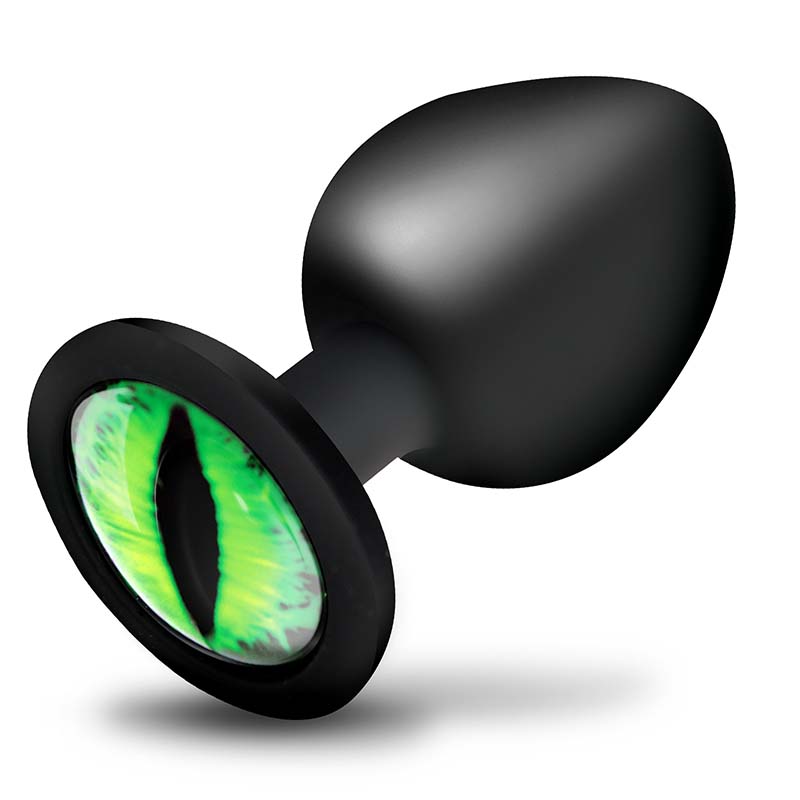 Creature Eye Green Eye Silicone Butt Plug - Large - Image 4