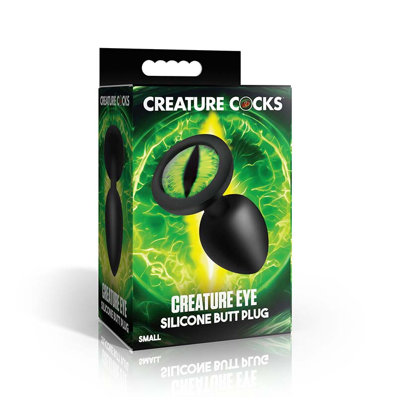 Creature Eye Green Eye Silicone Butt Plug - Small - Image 5