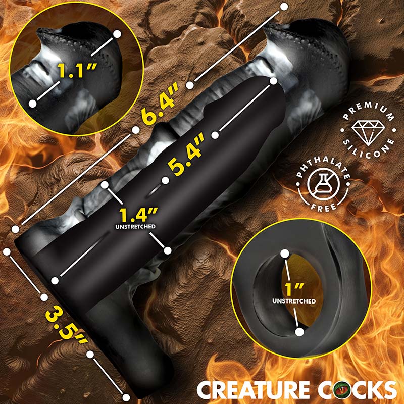 Stallion 1" Silicone Penis Extension - Image 4