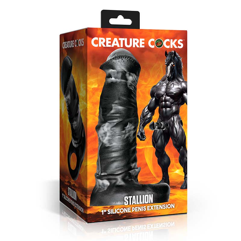 Stallion 1" Silicone Penis Extension - Image 6