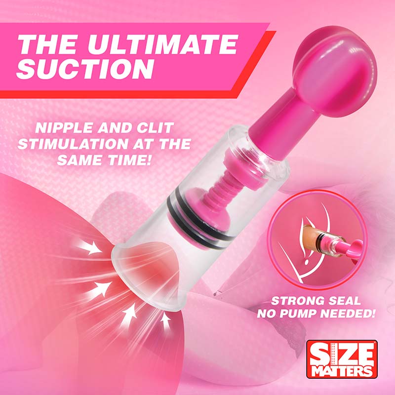 MAXtwist Clit & Nipple Triple Sucker Set - Pink - Image 2