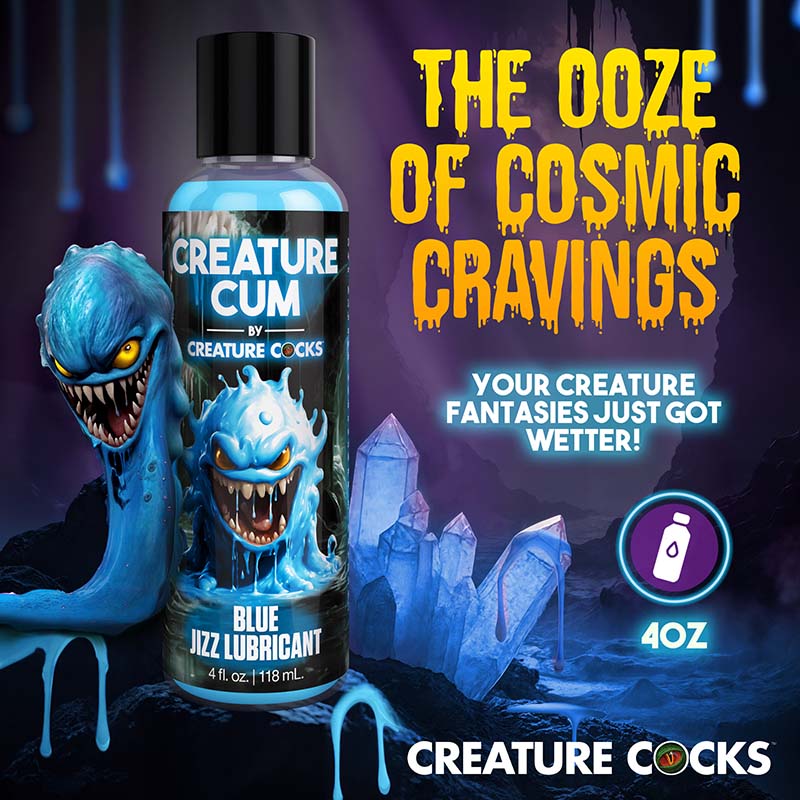 Creature Cum Blue Jizz Lubricant - 4oz - Image 2