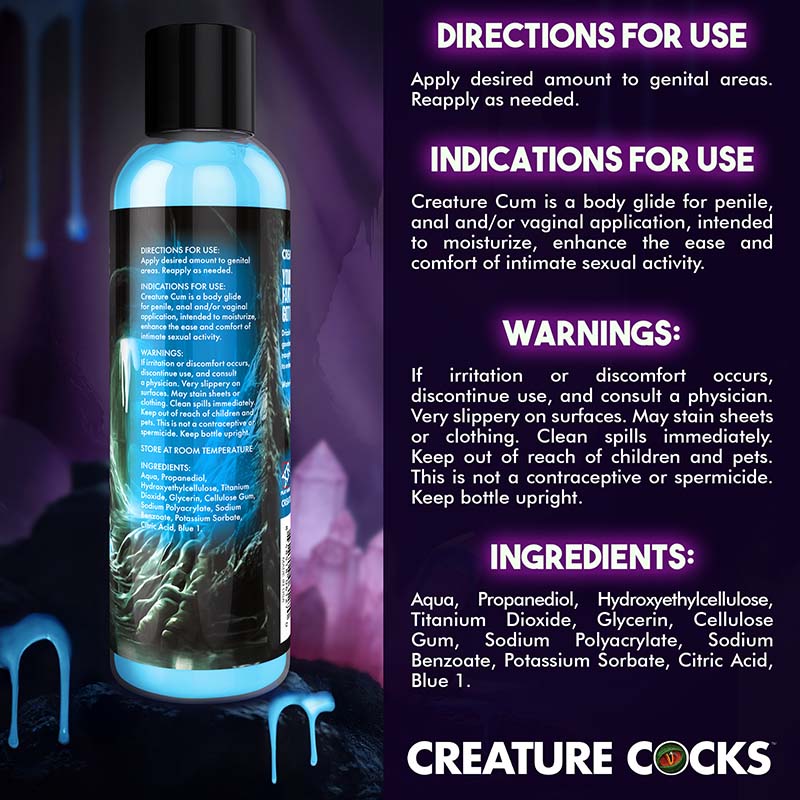 Creature Cum Blue Jizz Lubricant - 8oz - Image 6