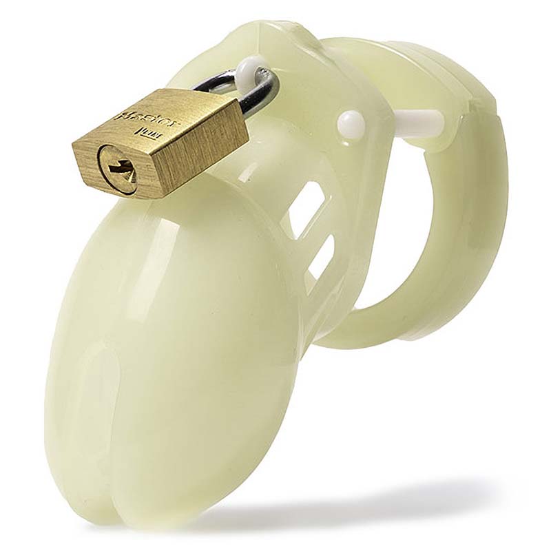 Glow-In-The-Dark Male Chastity Device - Small - Image 2