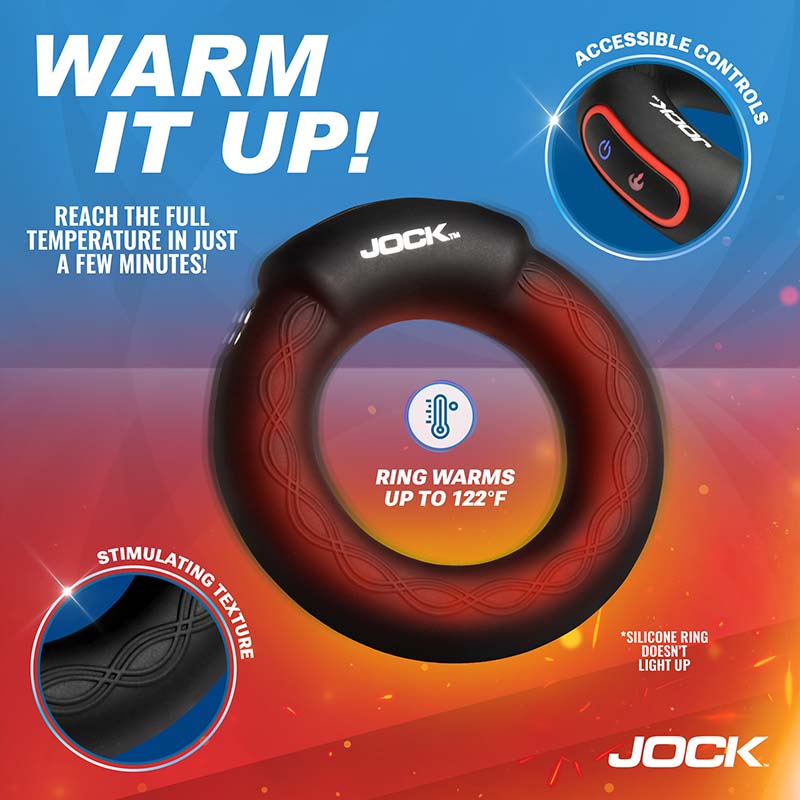 Rumbler Vibrating & Warming C-Ring - 1.8" - Image 4