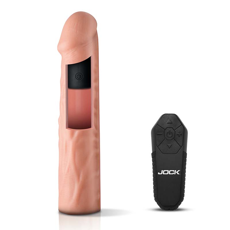 Enhancers Vibrating Penis Extension w/ Remote - Medium - Image 5