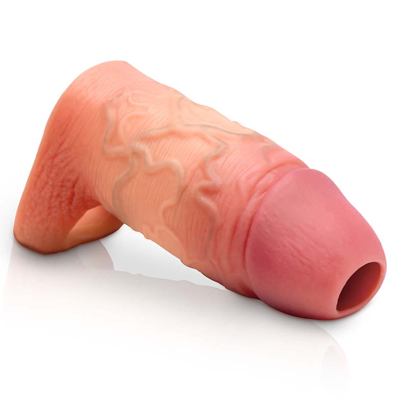 Enhancers Silicone Penis Extension Sleeve - Light - Image 5
