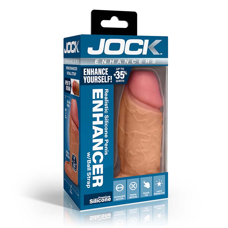 Enhancers Silicone Penis Extension Sleeve - Medium - Image 6